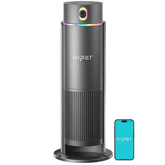 Aiper IrriSense 2 Smart Irrigation System, 4-in-1 Multi-Zone Watering Device, App Control, Smart Scheduling, Garden Sprinkler with Rain Sensor, for Lawns up to 4,800 sq.ft.-Holographic