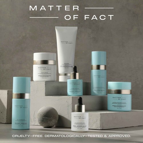 MATTER OF FACT Minimalist Hydrating Moisturizer with Pro Vitamin B5, Liquid Crystal Lipids and Centella Asiatica, Lightweight Daytime Face Cream for Moisture Barrier Support, 50mL / 1.6 Fl Oz