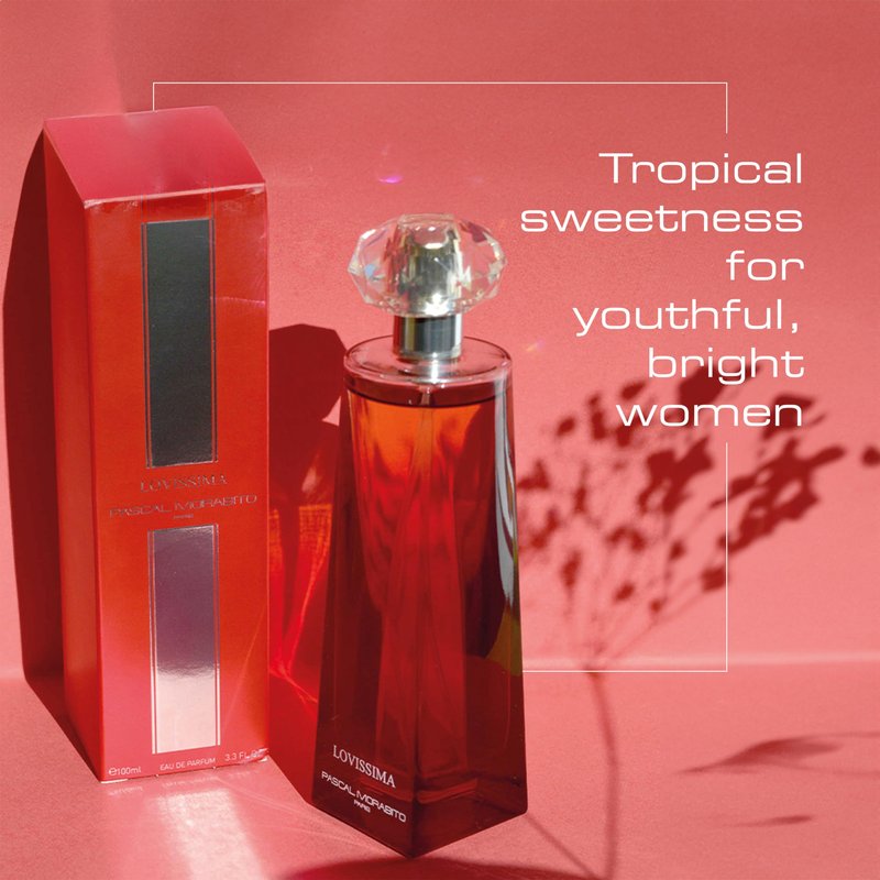 Pascal Morabito - Louvissima - 3.4 Oz Eau De Parfum - Fragrance Mist For Women - Aromatic Fruity Scent - Perfume Spray With Strawberry, Litchi, Rose, Vanilla Accords