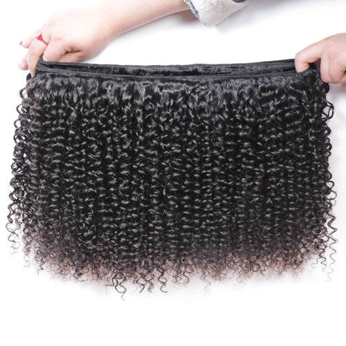 Original Queen 100% Brazilian Unprocessed Virgin Kinky Curly Human Hair Weave 3 Bundles Deep Curly Hair Extensions Mixed Length 12 14 16inches