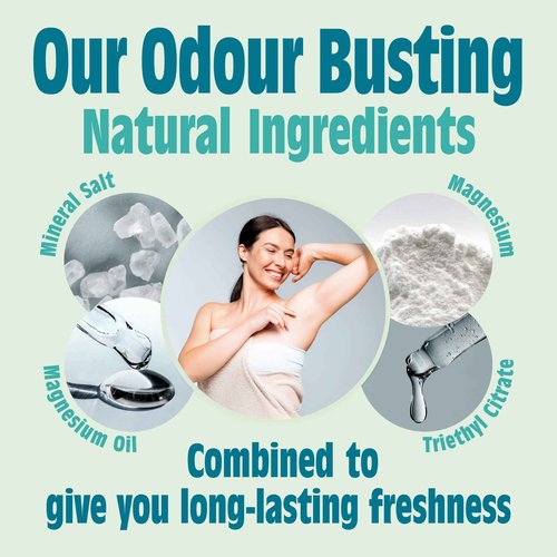 Salt of the Earth Natural Unisex Deodorant Spray Unscented Refill 1 Litre