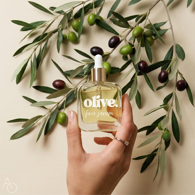 Olive Oil Face Serum | Small‑Batch Facial Oil | 1885 California Orchard | For Sensitive & Dry Skin | Squalane & Olive Leaf Extract | Lightweight, Fast‑Absorbing, Hydroxytyrosol‑Rich Hydration