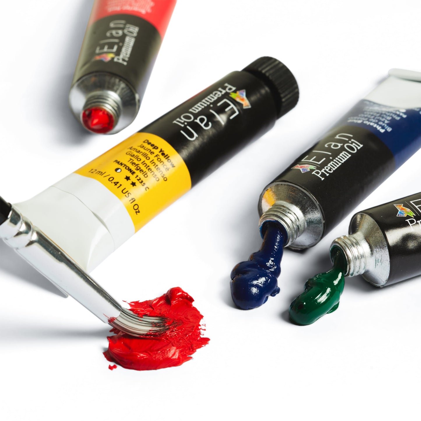Elan Professional Oil Paint Set, 24 Vibrant Colors Mini Tubes 0.4fl oz, Non-toxic Oil Paints for Canvas Painting, Art Paints for Adults & Artists
