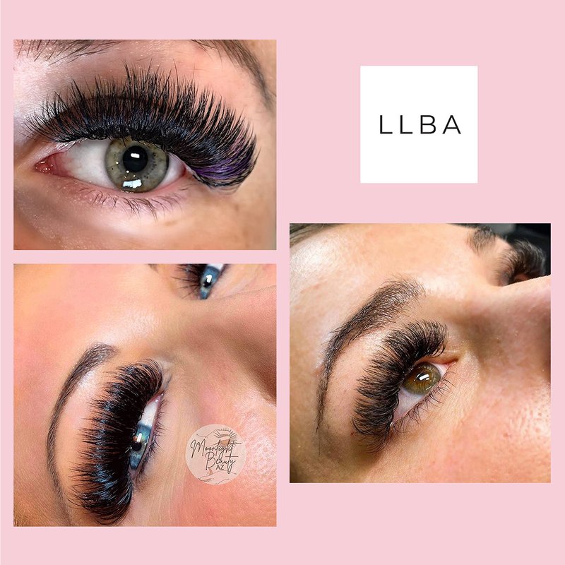 LLBA Promade Fans | Handmade Volume Eyelashes | Multi Selections From 3D To 16D | C CC D DD L M Curl | Thickness 0.03 ~ 0.1 mm | 8 - 20mm Length | Long Lasting | Easy Application (7D-0.05 D 10 mm)