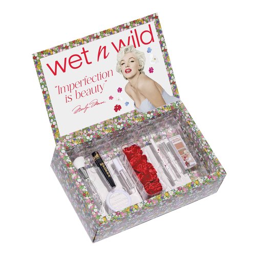 wet n wild Marilyn Monroe Collection PR Box, Exclusive Makeup Kit & Marilyn Monroe Collection Icon Blush - Rose