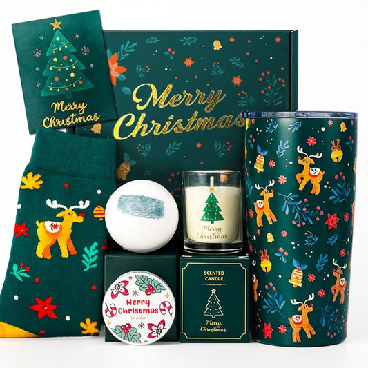 Christmas Gifts for Women 2026 Secret Santa Gifts for Women, Unique Christmas Gift Basket, Xmas Gift Set for Mom, Coworkers, Teacher, Sister, Wife, Best Friend Box White Elephant Christmas Tumbler