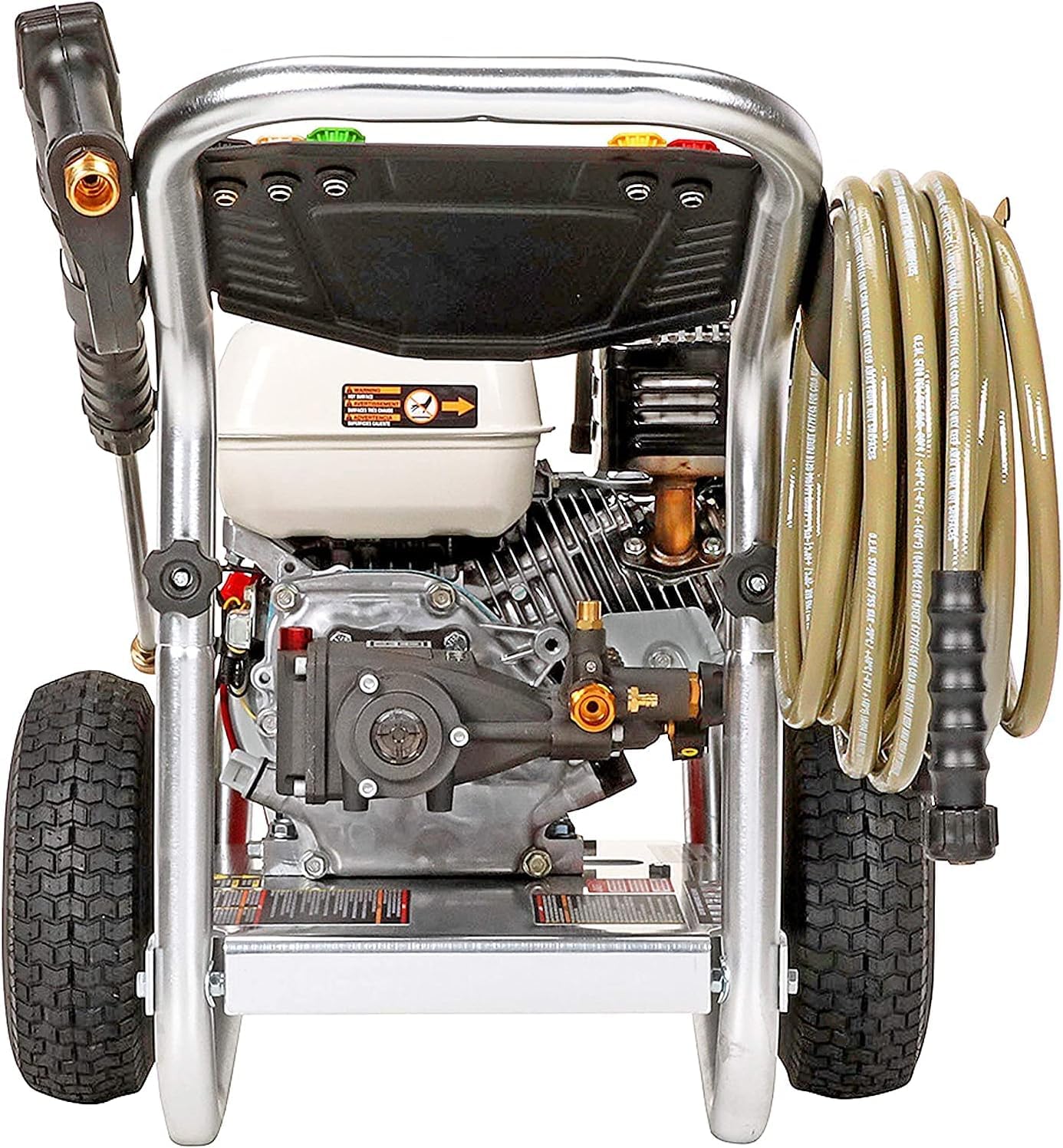 Simpson Cleaning 3600 PSI Gas Pressure Washer, 2.5 GPM Power Washer for Commercial Use, Honda GX200 Engine, 35-Foot MorFlex Hose, Aluminum Series, 49-State (ALH3425)