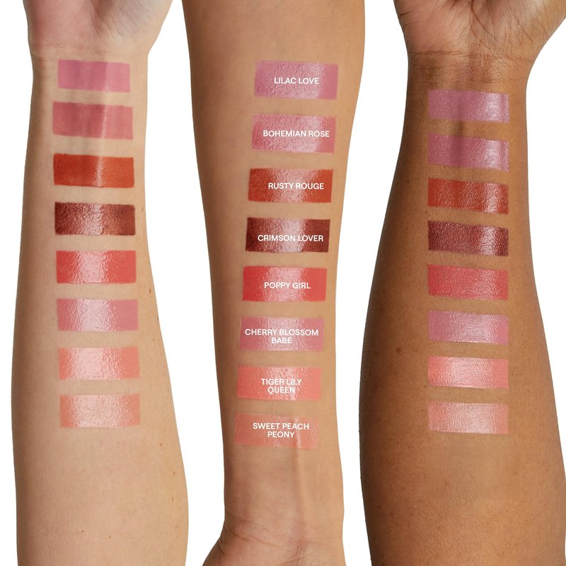 Nudestix Nudies Bloom All Over Dewy Color – 3-in-1 Cream Blush Stick for Cheeks, Eyes & Lips with Built-In Brush | Sheer, Glossy Finish | Vegan, Long-Wear, Multi-Use Makeup
