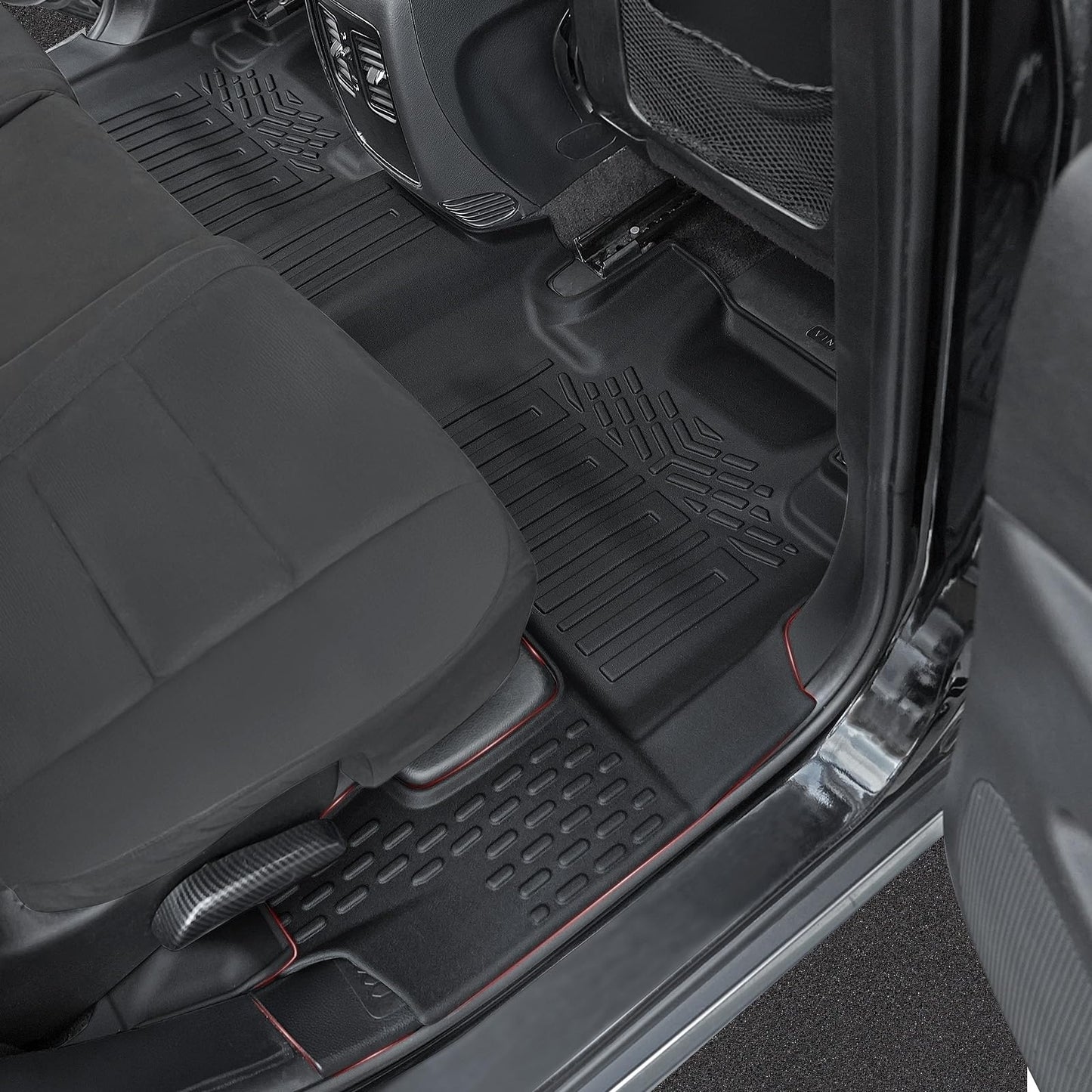 GALVAGNITE Floor Mats for 2016-2025 2026 Dodge Durango 7-seat, All Weather TPE Cargo Liner Cargo Mat and 3rd Row Backrest Mats for Durango Accessories