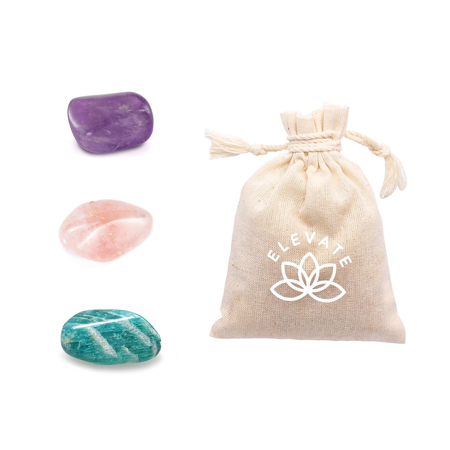 Hinkler Elevate - The Power of Crystals Kit - Spirituality for Adults - Crystals Included - Rose Quartz - Amazonite - Amethyst - Mental Health and Self Care Essentials - Adult Hobbies