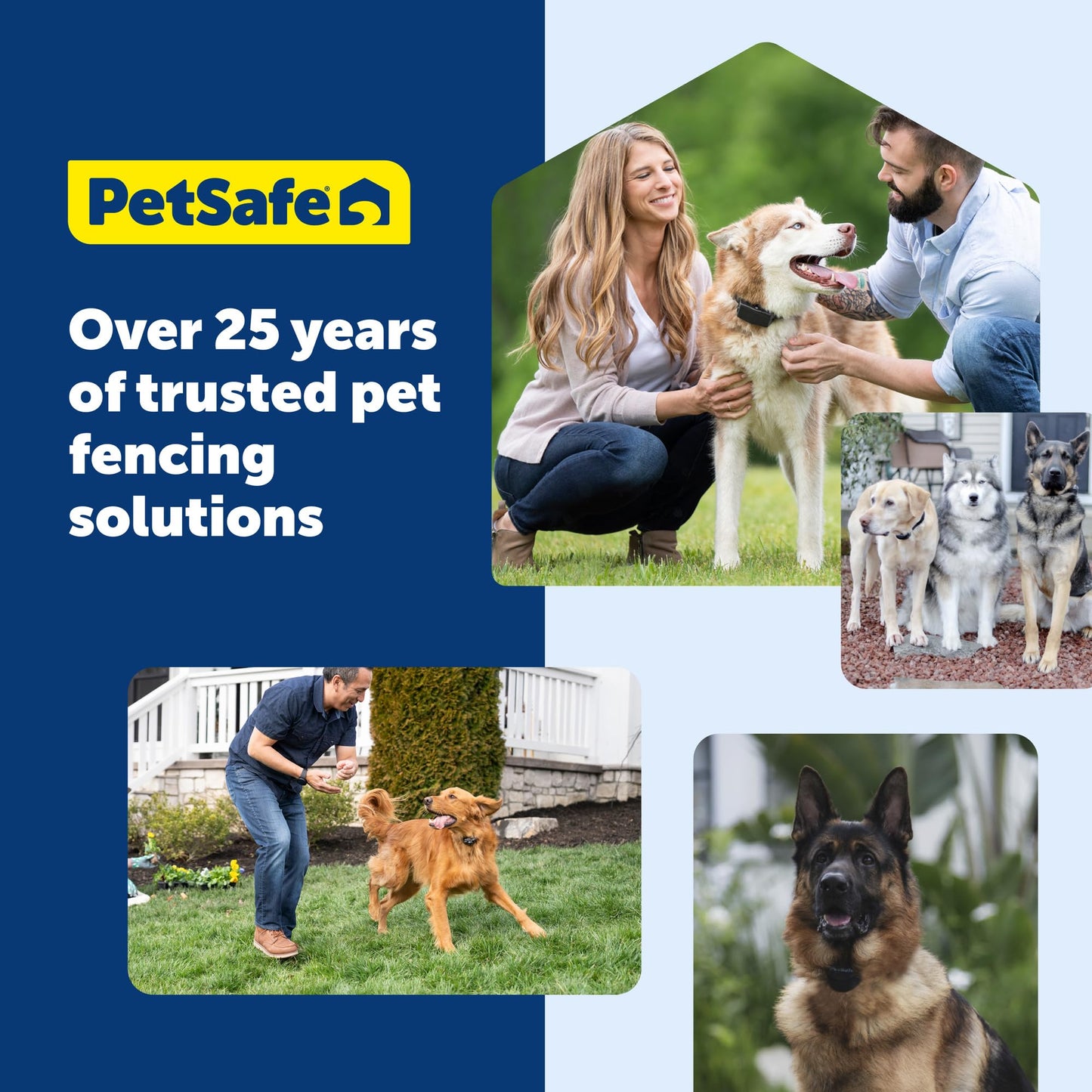 PetSafe Guardian GPS Dog Fence - Advanced AccuGuard Technology - Wireless Virtual Fence - No Subscription Required - Waterproof Collar with Long Lasting Battery - Easy to Set Up