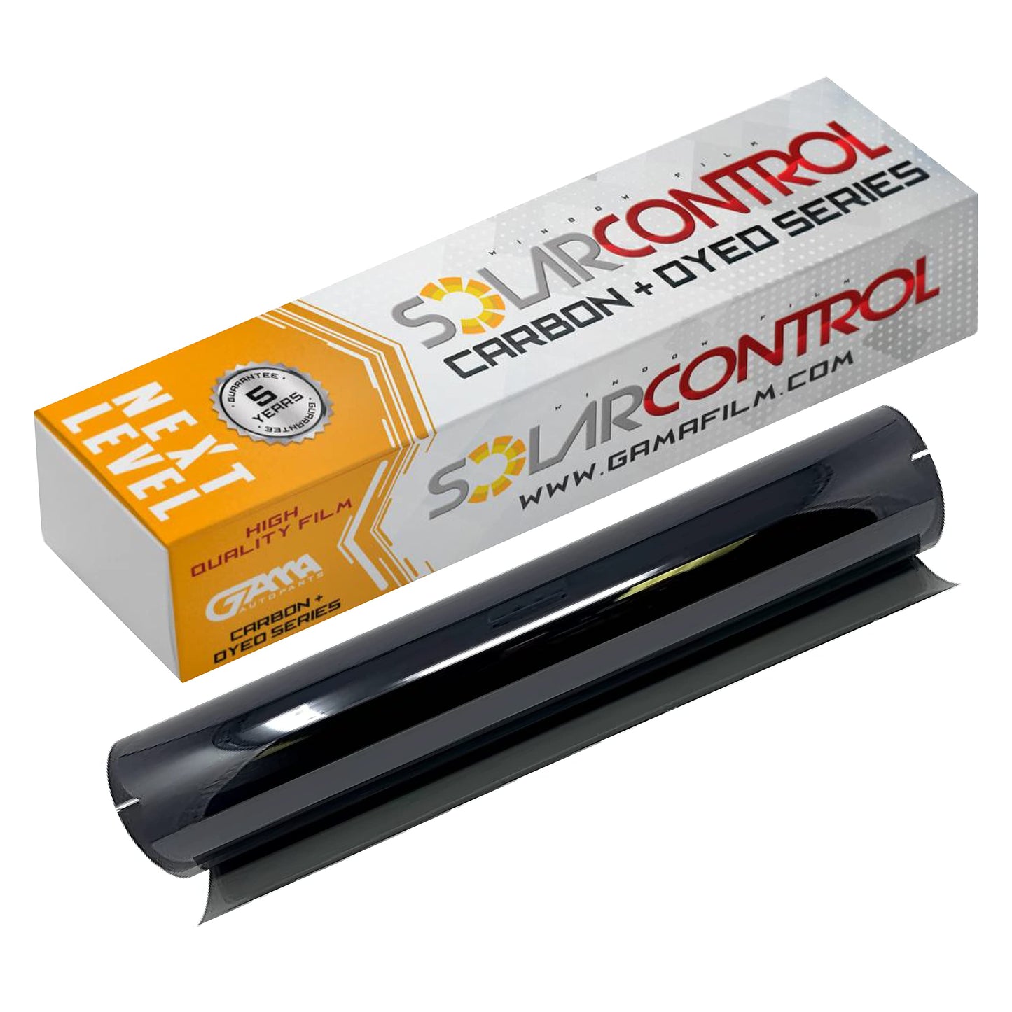 SOLARCONTROL Window Tint Car Film 2PLY 100% UV Rejection 40' X 100FT Dyed Shade Roll Universal Fit Privacy Sun Block and Scratch Resistant (5% Dark Shade)