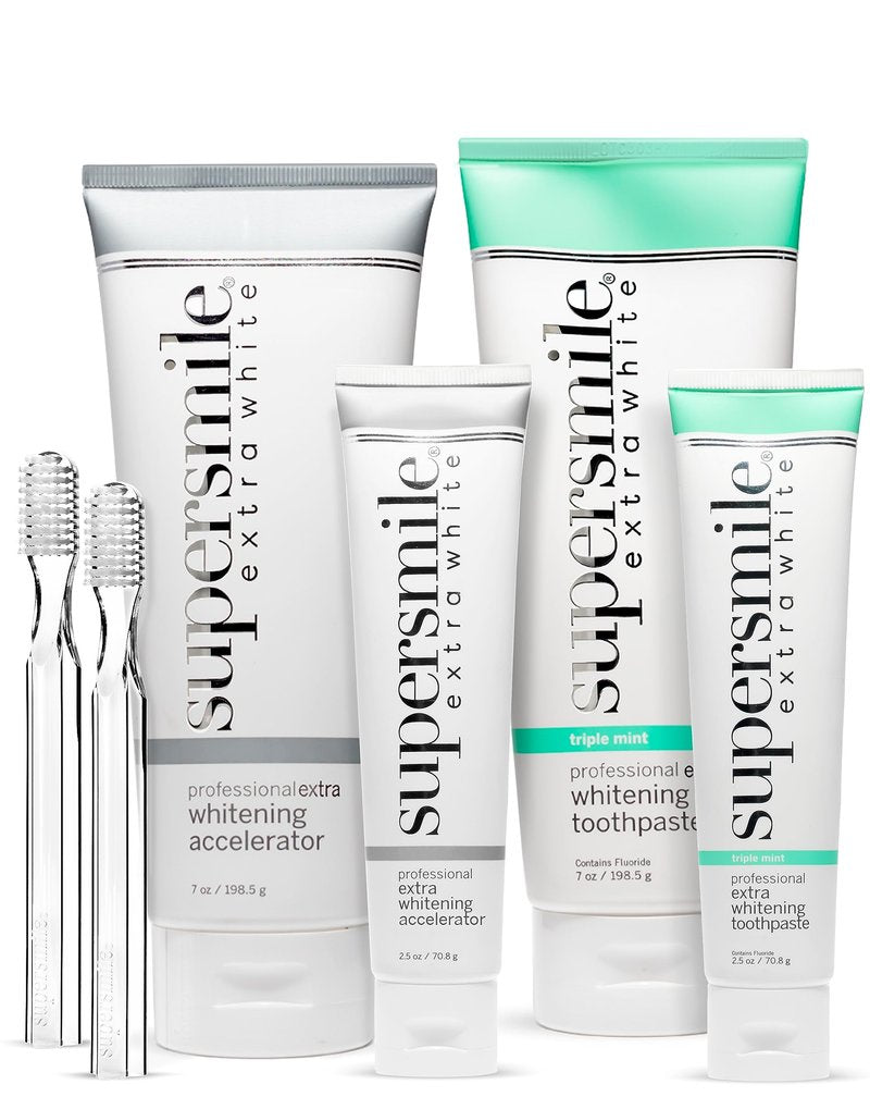 Supersmile Extra White Large & Small System with 2 Toothbrushes