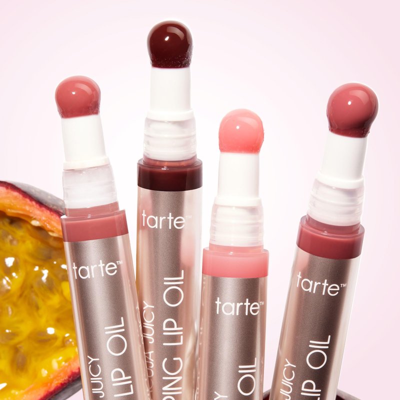 tarte maracuja juicy plumping lip oil - Hydrating & Volumizing Lip Plumper Gloss Balm with Nourishing Hyaluronic Acid, Plumps & Moisturizes, Vegan & Cruelty-Free, full size, cinnamon