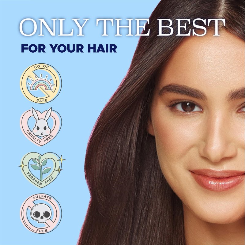Luseta Blue Conditioner for Brassy and Cool-toned Brunette Color, Color Depositing and Brightening for Treated Hair 16.9oz
