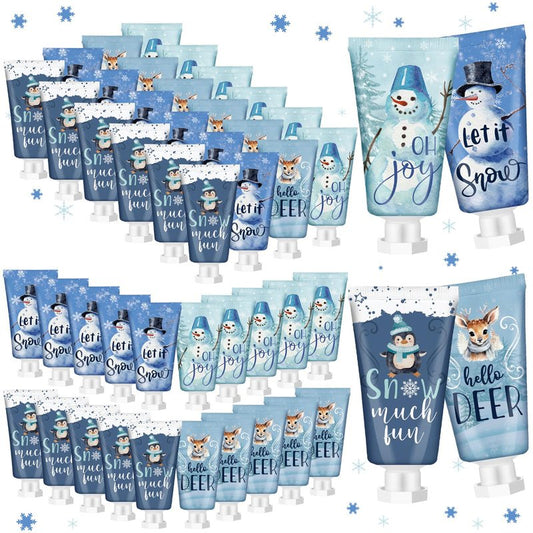 Dansib 36 Winter Hand Cream Bulk Winter Holiday Hand Lotion Party Gifts for Women Moisturizing Cracked Care Scented Lotion 1.1 Fl oz Travel Size Dry Skin Xmas Stocking Stuffers Men Coworkers