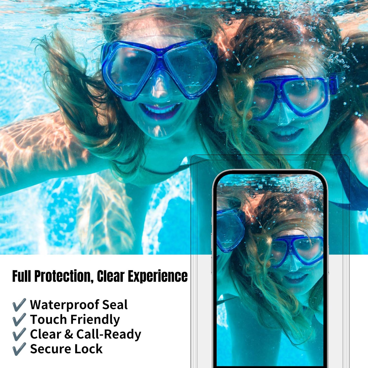 Cruise Ship Essentials 2025, 4 Cruise Luggage Tag Holders, 2 Retractable Cruise Lanyard, 2 Waterproof Phone Pouch and 1 Travel Clothesline for Cruise Ship, Royal Caribbean, Carnival Cruise Lines