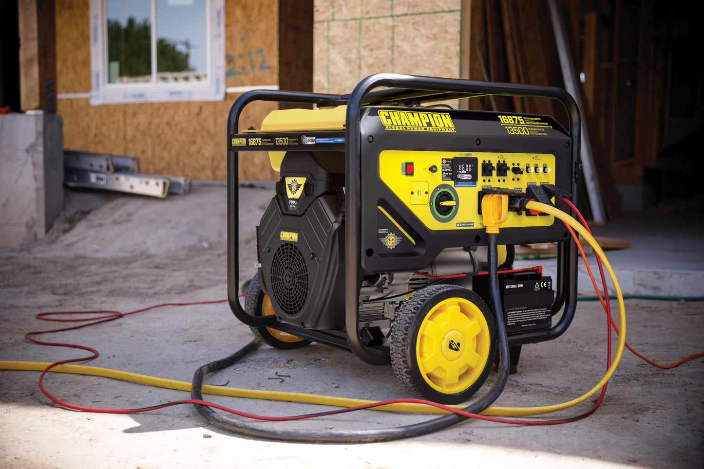Champion Power Equipment 16,875-Watt Electric Start Home Backup Portable Generator with Free 3-Year Warranty