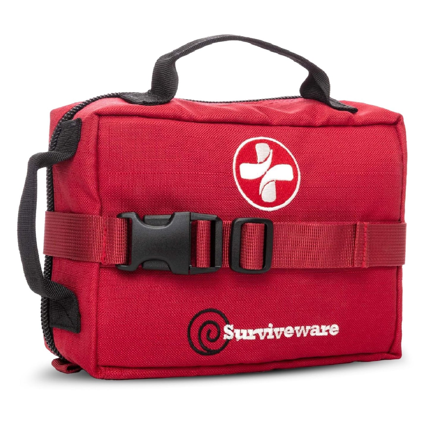 Surviveware 119 Pcs Comprehensive Premium Survival First Aid Kit - Medical Emergency Kit for Travel Camping Gear, Home Essentials & Outdoor Emergencies - Survival Kit