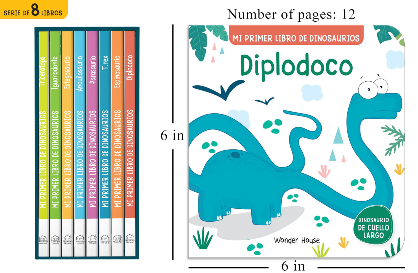 My First Dino Board Book Boxed Set- Spanish (Spanish Edition)