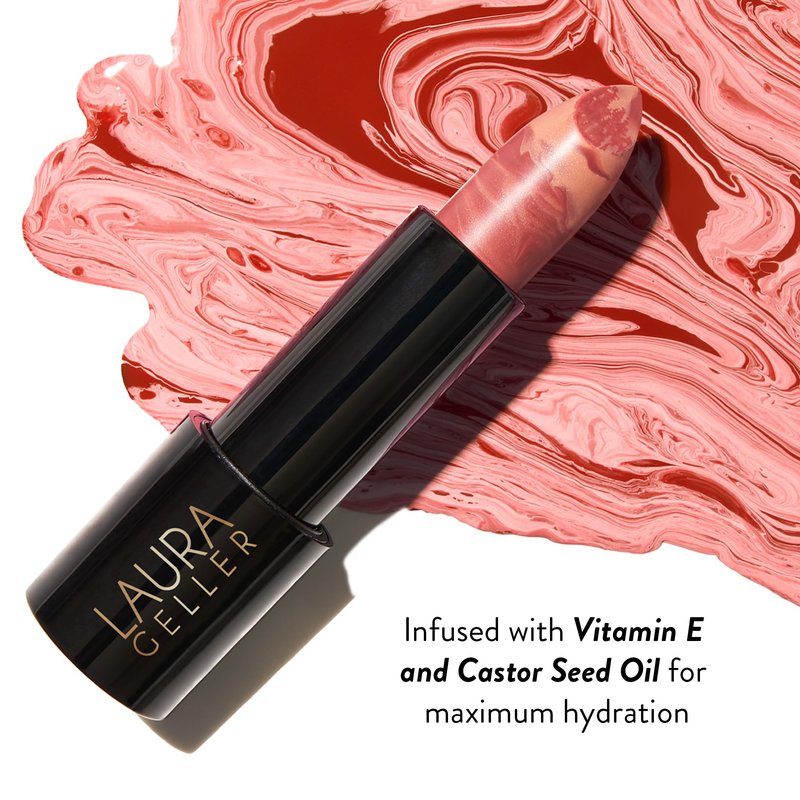 LAURA GELLER NEW YORK Italian Marble Sheer Lipstick, Dolce + Modern Classic Invisible Color Locking Lip Liner, Clear