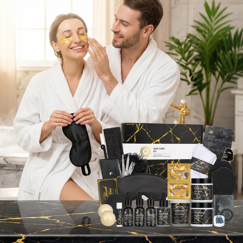 Gifts for Women & Men, Birthday Gifts, 30pcs Skin Care Gift Set for Women & Men, Fathers Day, Self Care Gift Kit, Bath & Body Gift Basket Set, Birthday, Christmas, Anniversary, Wife, Dad, Boyfriend