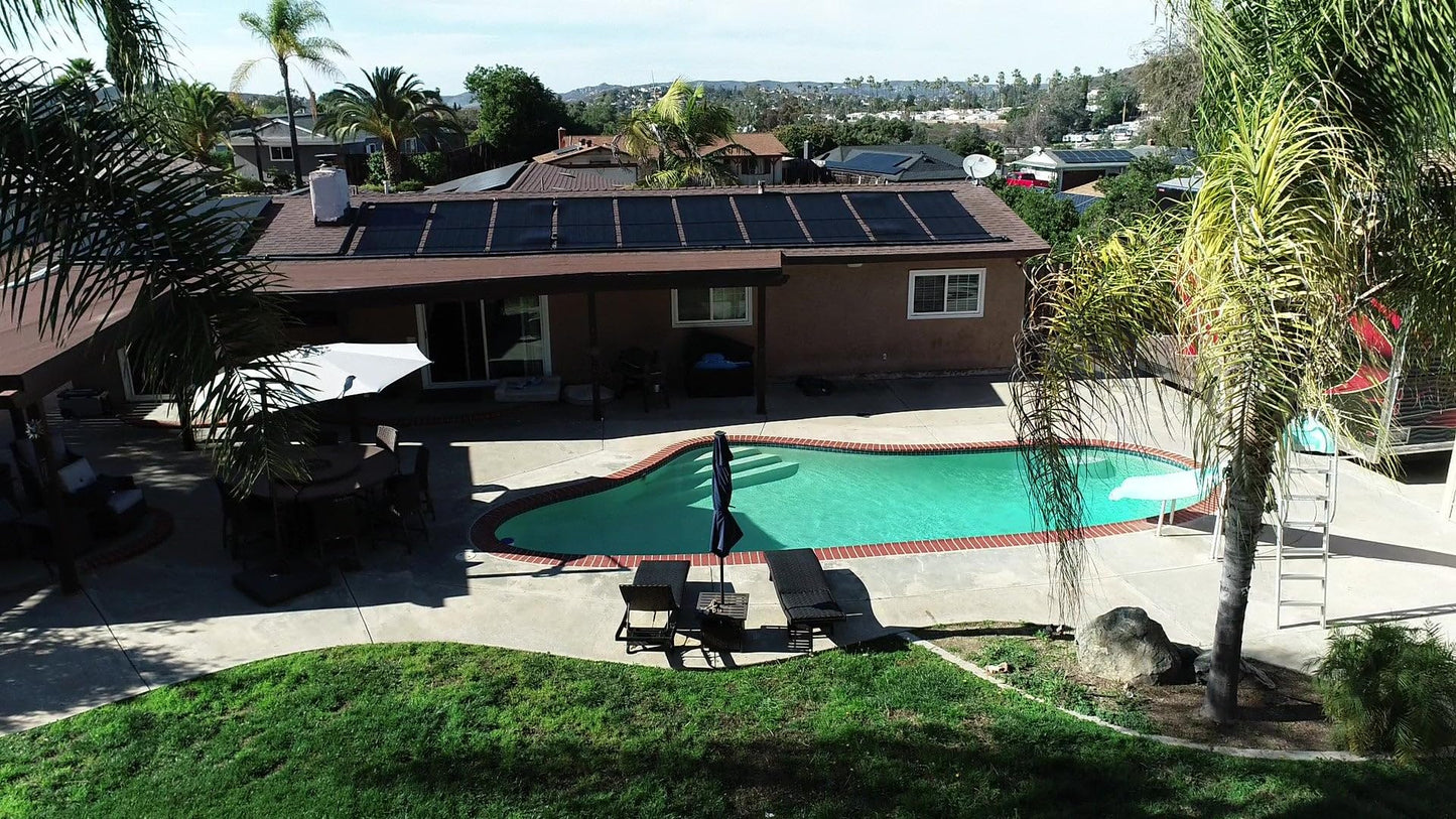 Highest Performing Design - DIY Solar Pool Heater Kit - 15-20 Year Life Expectancy (4-4x10 / 1.5" I.D. Header)