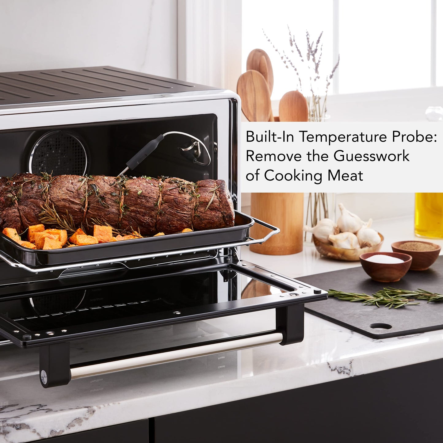 KitchenAid Dual Convection Countertop Oven with Air Fry and Temperature Probe - KCO224BM