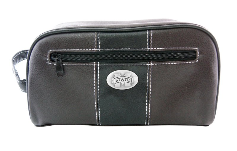 NCAA Mississippi State Bulldogs Zep-Pro Toiletry Concho Bag, Brown
