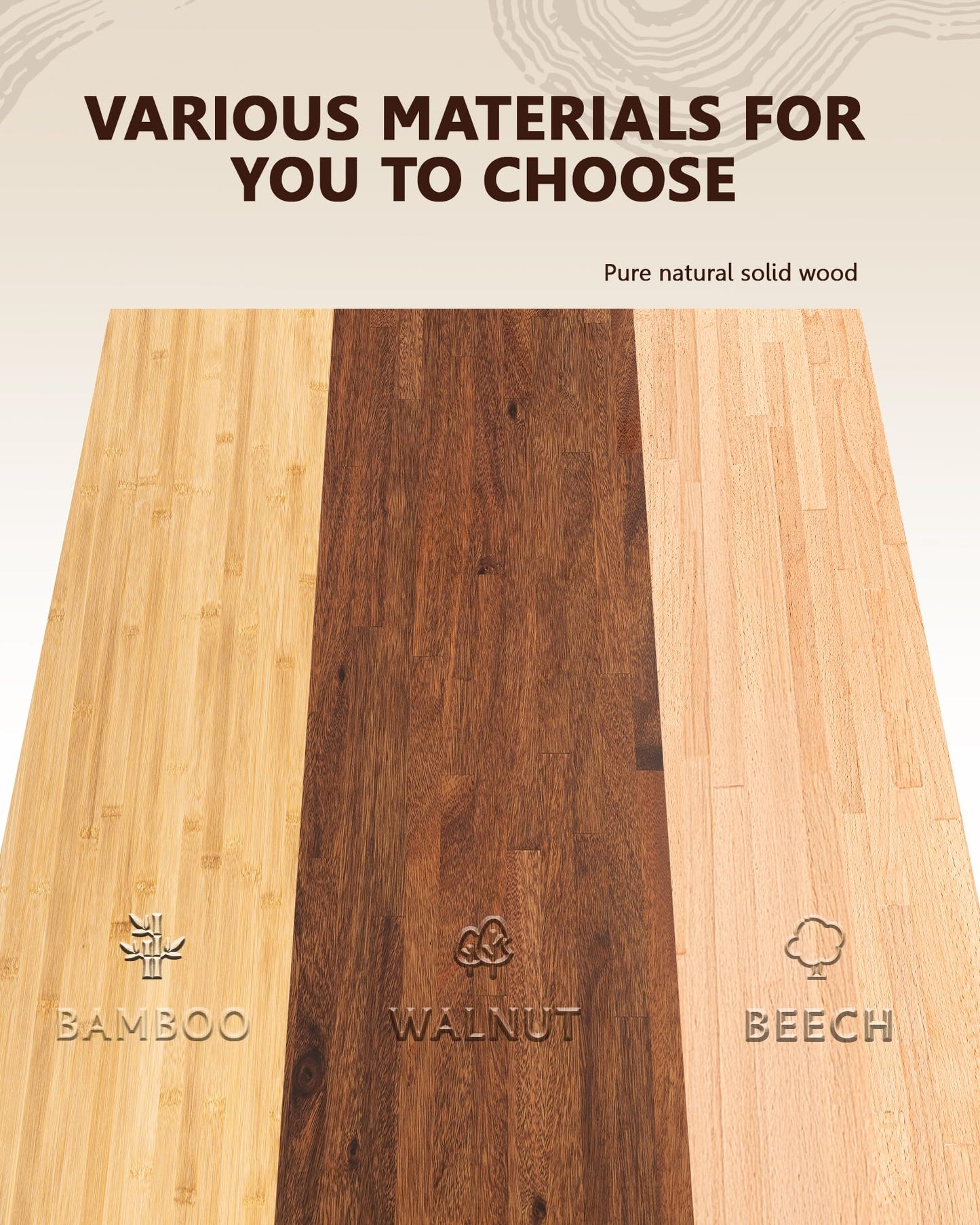 30"x25" Butcher Block Countertop, DIY Solid Walnut Wood Countertop, 1.5'' Thick Waterproof Table Top, Used as Cutting Board, Office Desk Tops, Dining Room Tables, Laundry and Kitchen Countertop