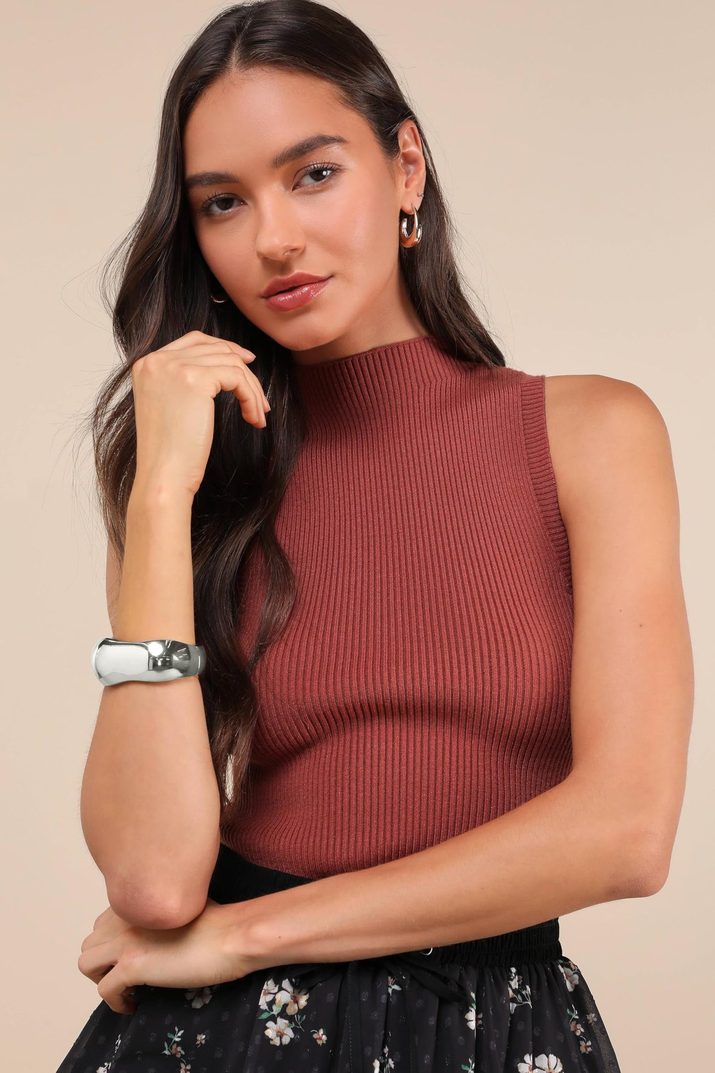 ALEXTINA Chunky Silver Plated Bracelets for Women Non Tarnish – Cuff Bracelet for Women Stackable – Wide Statement Bangle Bracelets, Fashion Jewelry Gifts