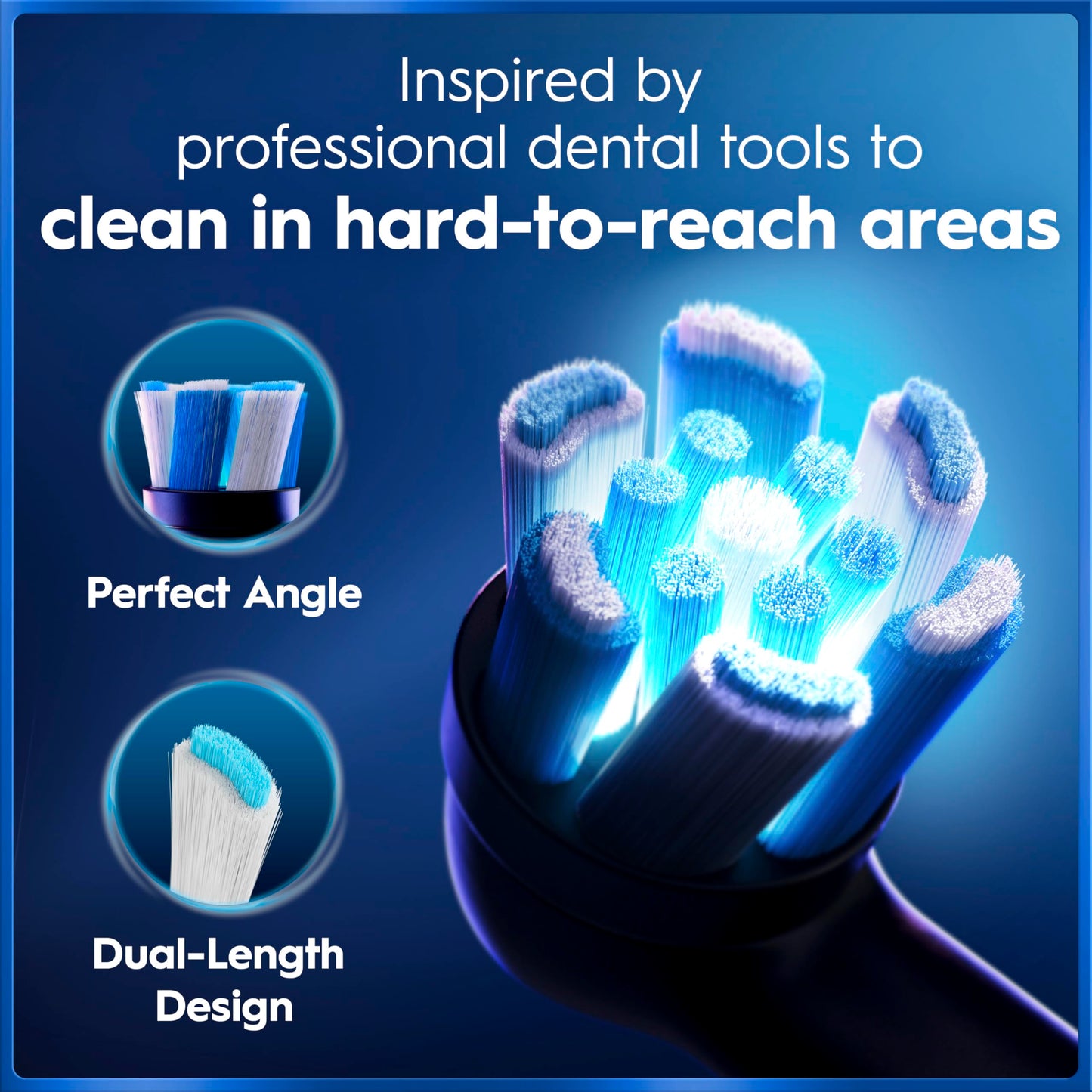Oral-B Rechargeable Electric Toothbrush, iO5 Limited Deep Clean & Whiten, 5 Cleaning Modes, Visual Pressure Sensor to Protect Gums, Travel Case, 3 Brush Heads, Black