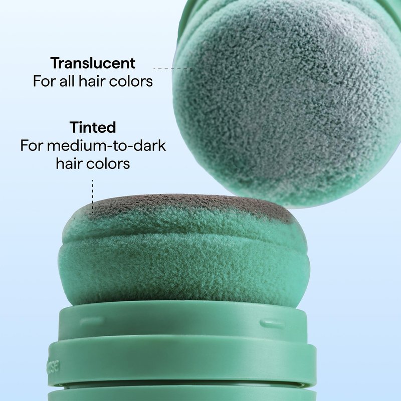 Briogeo Style + Treat Dry Shampoo Puff | Non-Aerosol & Talc-Free Root Refresh & Oil Absorption | Volumizing Powder| Vegan & Cruelty-Free | 0.5 oz