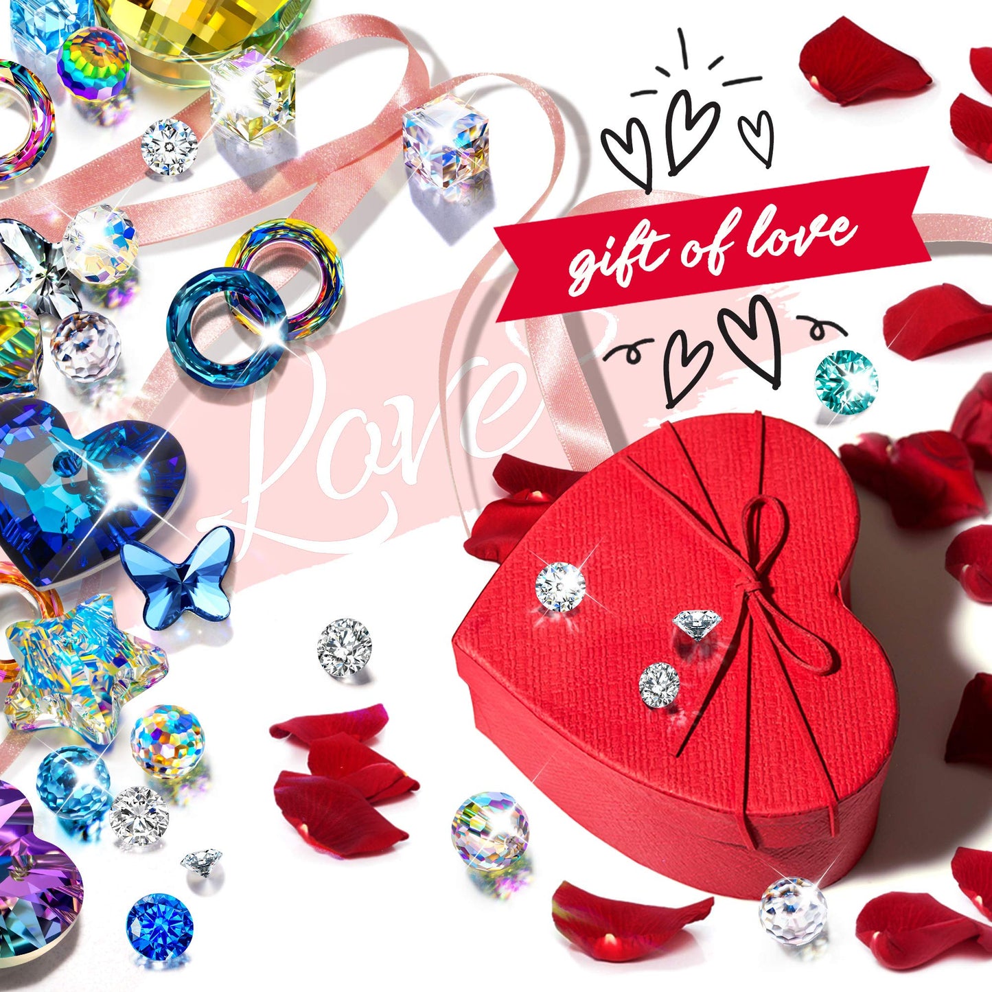 Kate Lynn Phoenix Earrings for Women, Crystal Jewelry for Women, Birthday Gifts for Women Wife Girlfriend Mom Grandma, Unique Earrings for Christmas Mothers Day