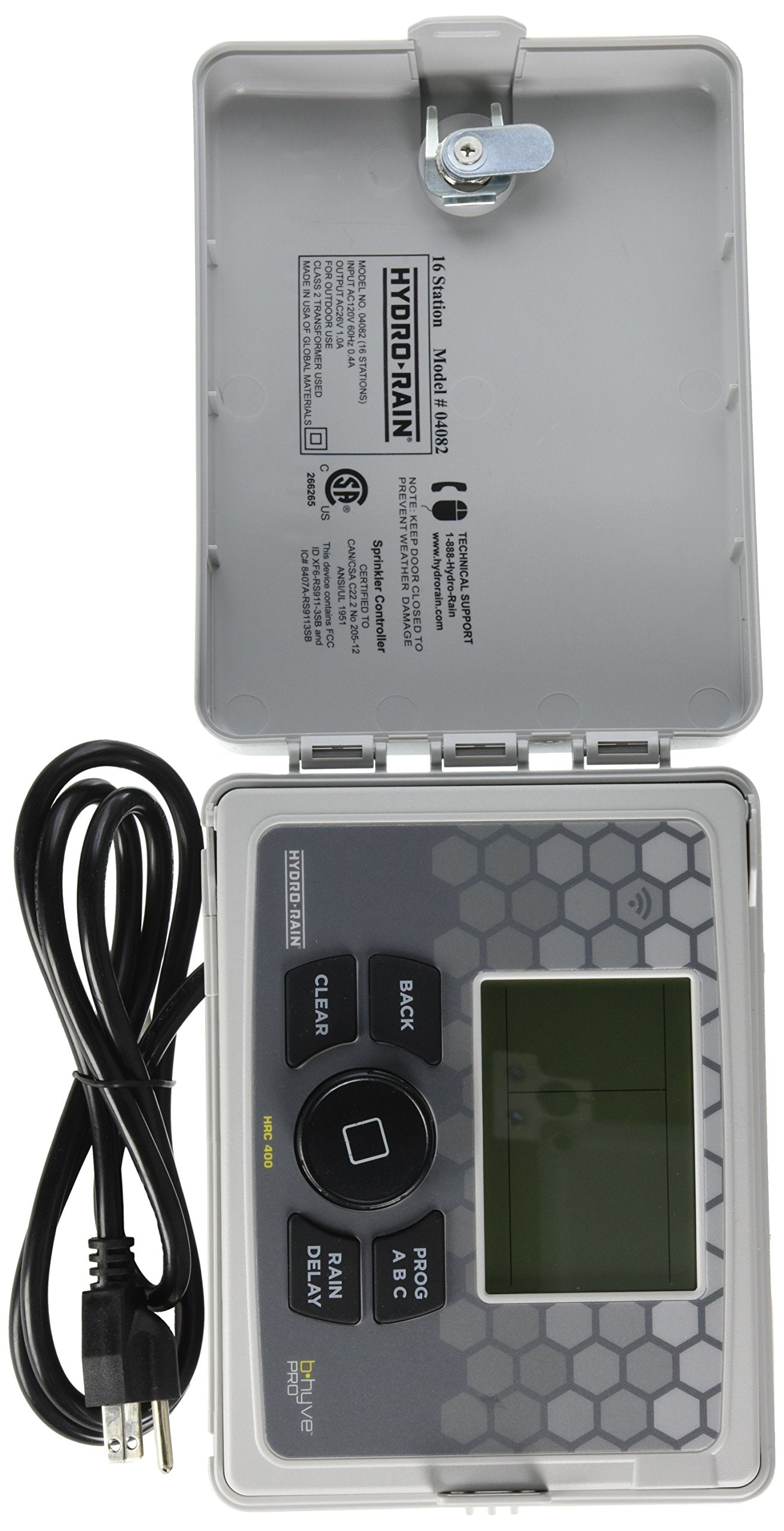 Hydro-Rain HRC 400 Indoor/Outdoor 16-Station Wi-Fi Smart Irrigation Controller