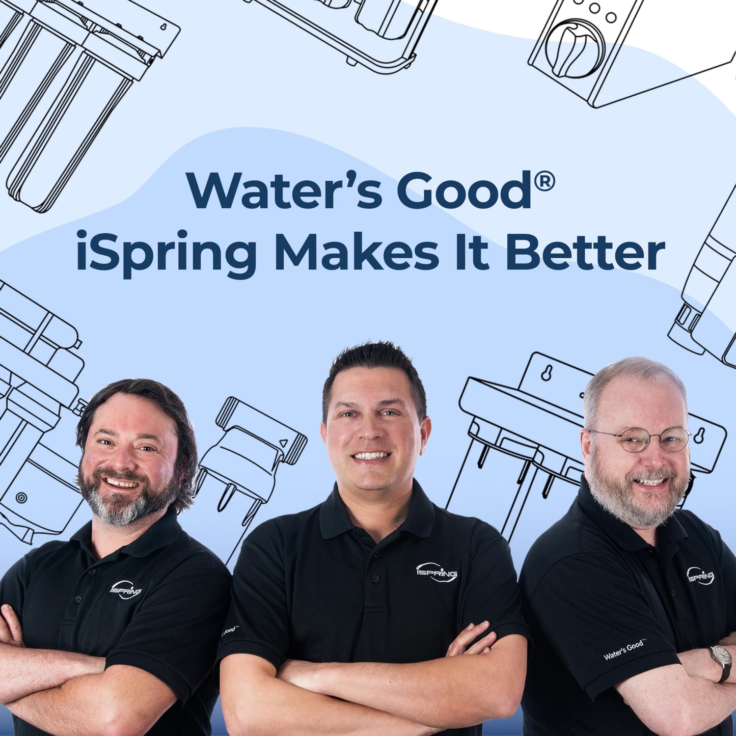 iSpring WF150K Whole House Central Water Filtration System with Set and Forget Smart Valve, Up to 10 Years