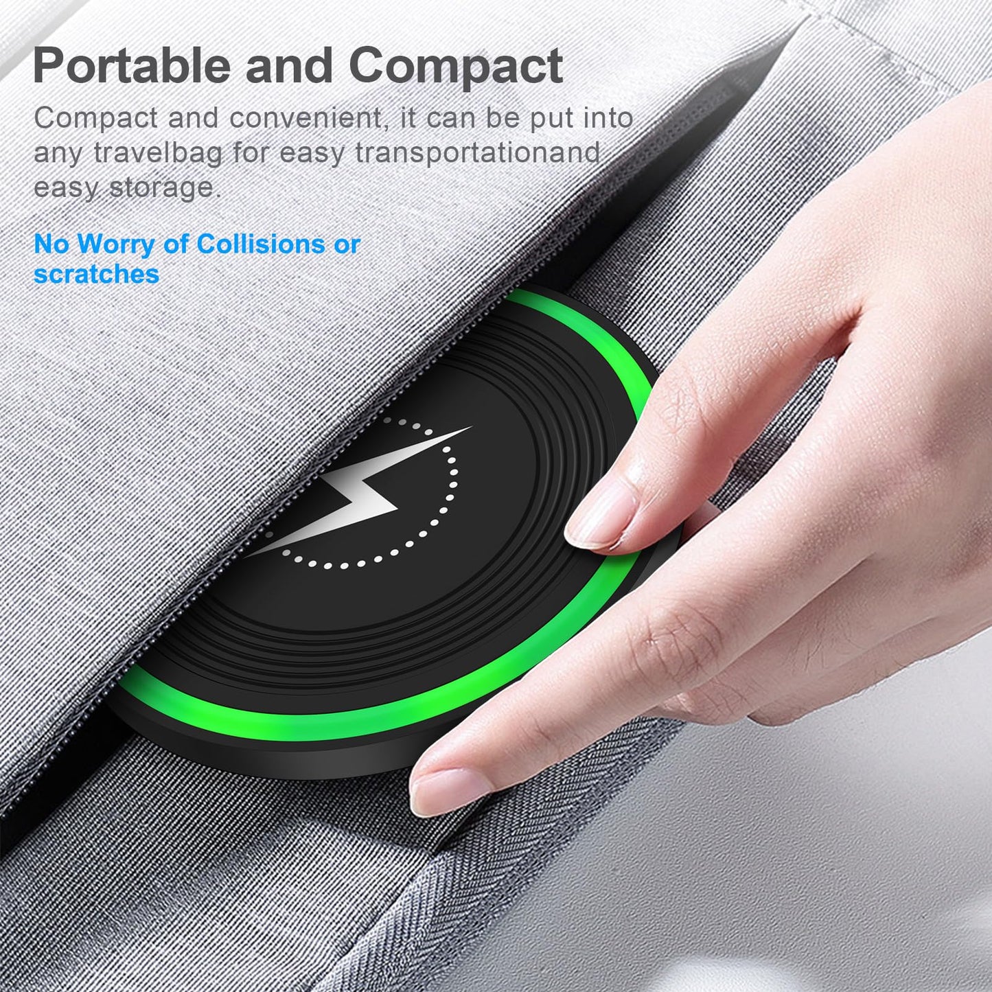 Samsung Wireless Charger Pad Fast Charging for Samsung Galaxy S25 Ultra S24 FE Plus/S23/S22,Z Flip 7,2Pack 15W Wireless Charger Mat Fast Charging with Power Adapter for Google Pixel 10 Pro XL/9/9a/8