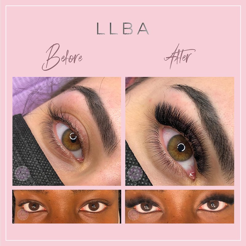 LLBA Promade Fans | Handmade Volume Eyelashes | Multi Selections From 3D To 16D | C CC D DD L M Curl | Thickness 0.03 ~ 0.1 mm | 8 - 20mm Length | Long Lasting | Easy Application (7D-0.05 D 10 mm)