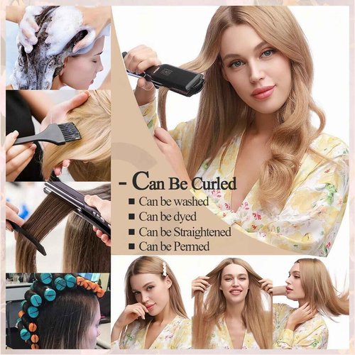 Clip In Hair Extensions Real Human Hair, Remy Human Hair Extensions 12PCS Long Soft Natural Hair piece 14-28 Inch Straight Hair Extension for Women(180g-250g 4# Medium Brown)