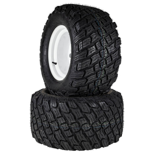 8TEN Wheel and Tire 24x12-12 for Exmark Lazer Z John Deere ZTrak Pro M R Series Offset -1.125 2 Pack