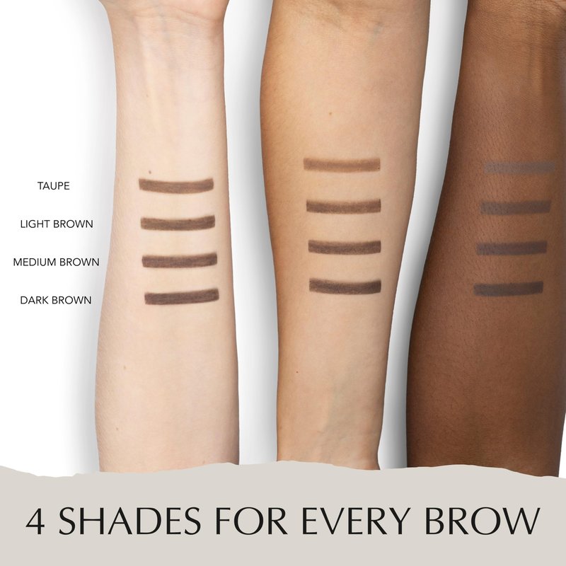 Xtreme Lashes Arch Defining Brow Pencil, Medium Brown, Waterproof, Smudge-Proof, Long-Lasting Makeup, Vegan, Angled Tip Eyebrow Pencil with Spoolie Brush