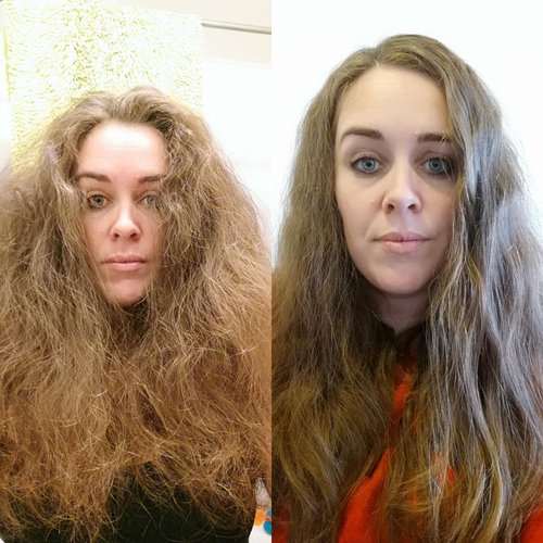 Keratin Forte Brazilian Blowout Treatment with Enhanced Moroccan Oil Formula for Curly Hair - Clarifying Shampoo, Extra Strength 300ml