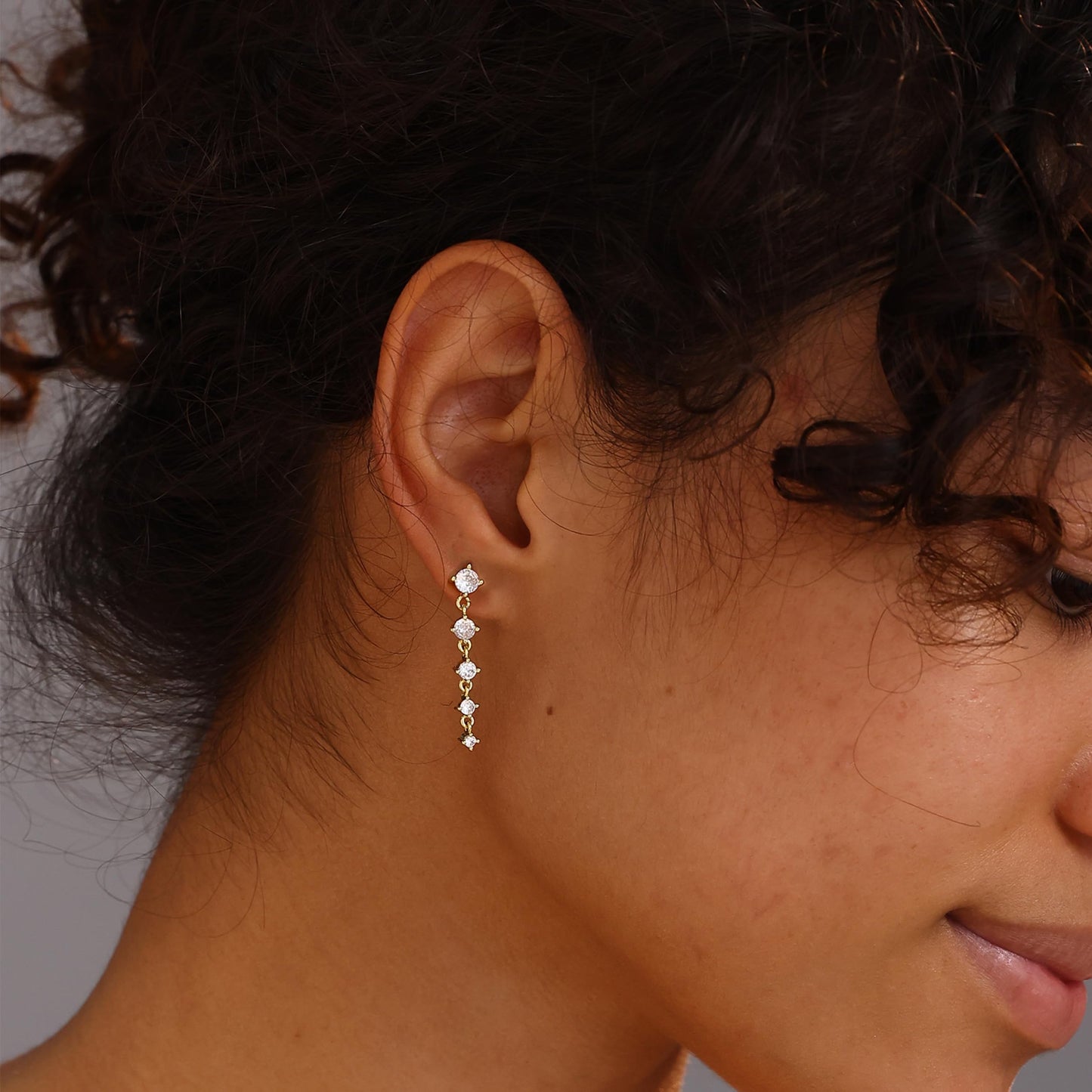 SELFROSE Gold Plated Earrings for Women,Hypoallergenic Prom Wedding Statement Earrings for Women Trendy Prom Jewelry