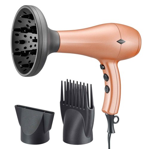 NITION Pro Salon Hair Flat Iron Styling Tool Hair Straightener and Hair Dryer with Diffuser/Comb Set