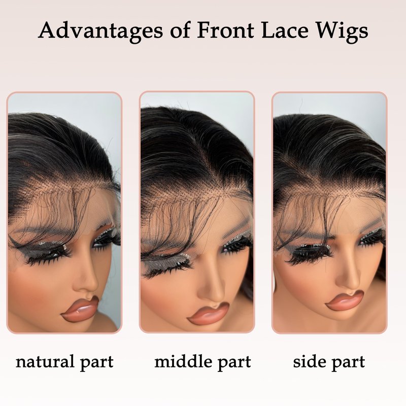 ZadaBelly Highlight 30 inch Body Wave 13x4 Lace Front Wig Brown Base with Black Wavy Hair Pre Plucked Hairline with Baby Hair, Transparent glueless Lace Synthetic Wig for Women Heat Resistant