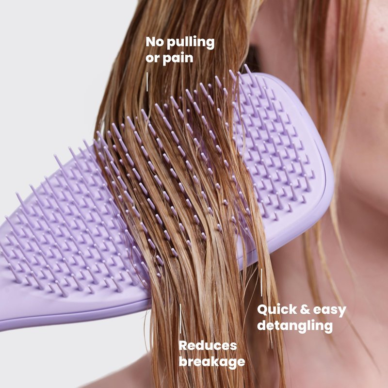 Tangle Teezer Fine & Fragile Ultimate Detangler Brush, Dry & Wet Hair Brush to Detangle & Reduce Breakage