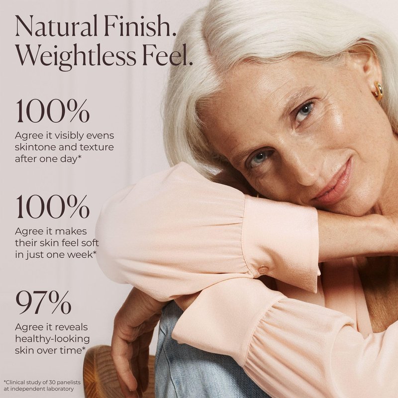 Laura Mercier Tinted Moisturizer Natural Dewy with SPF 30: 24HR+ Hydration, Long Lasting, Sheer to Light, Buildable Coverage, Dewy Finish, Improve Skin Tone and Texture, Skin Tint, Birch