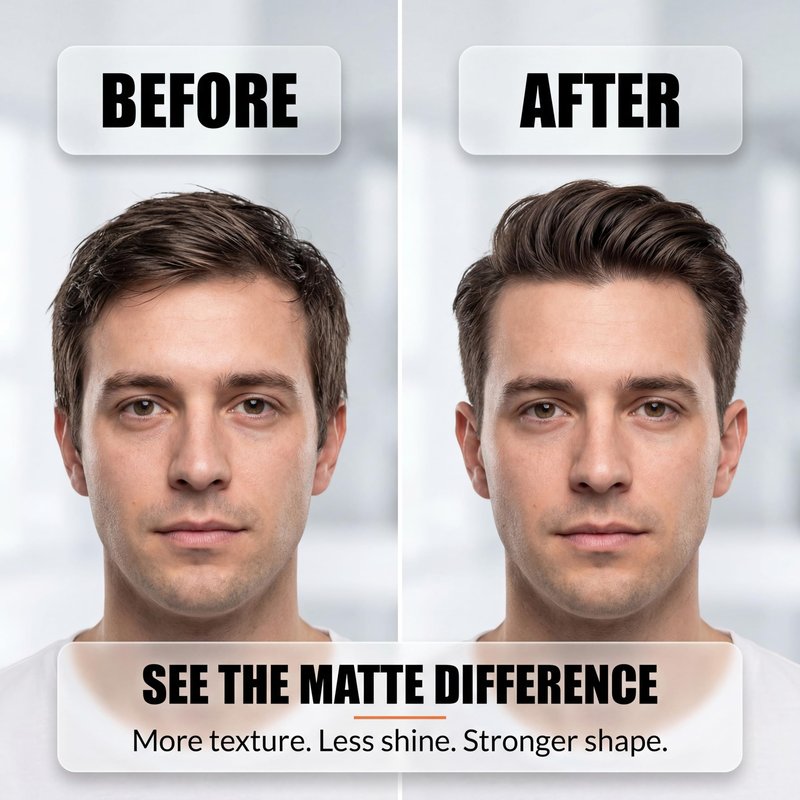 Da Dude Hair Wax for Men – Strong Hold, Matte Finish, Non-Greasy and Long-Lasting hair styling wax 3.38 oz