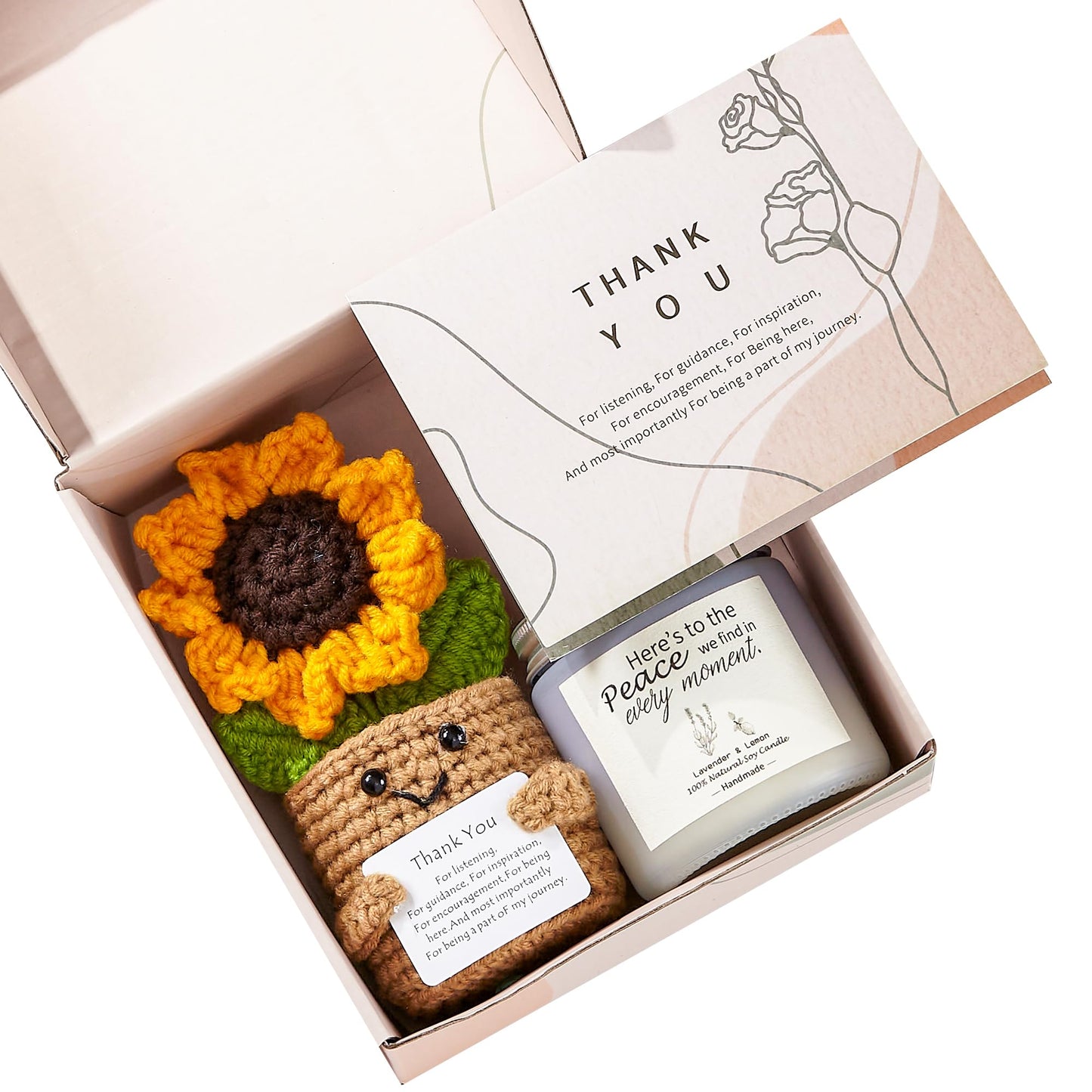 RainVibe Thank You Gifts for Women – Appreciation Gift Baskets for Teachers, Nurses, Bosses & Coworkers – Thoughtful Employee & Teacher Appreciation Gift Set