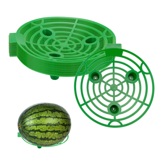 15 Pack Melon Cradle for Garden Pumpkin Support Stand Trellis,Avoid Ground Rot,Plastic Plant & Garden Support for Pumpkin Watermelons Squash Strawberries(Green)